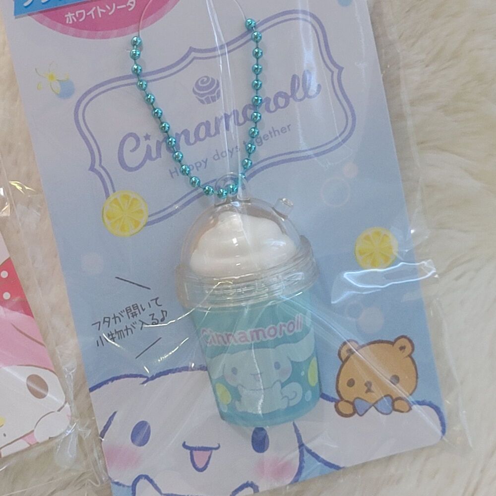 Sanrio Cinnamoroll Frappe Keychain - Cute Kawaii Bag Charm